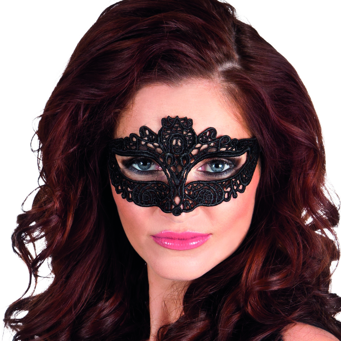 Oogmasker zwarte kant, keuze uit 6 modellen