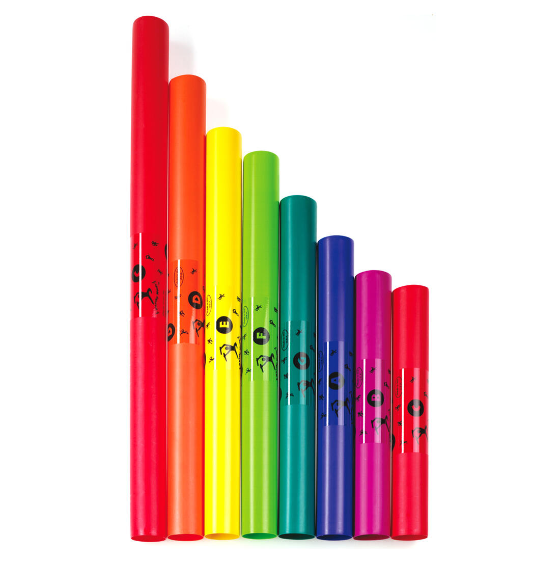 Boomwhackers diatonische klanken 8 stuks (webshop only)