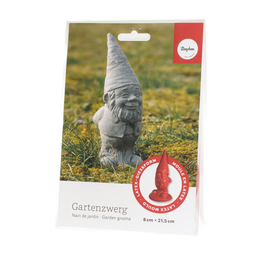 Latex gietvorm Tuinkabouter 8 x 21.5 cm Latex gietvorm Tuinkabouter 8 x 21.5 cm