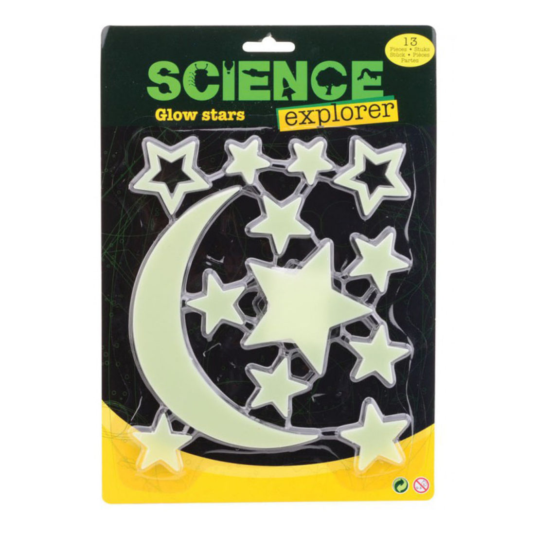 Schenkspeelgoed - Glow-in-the-dark sterren 13 stuks