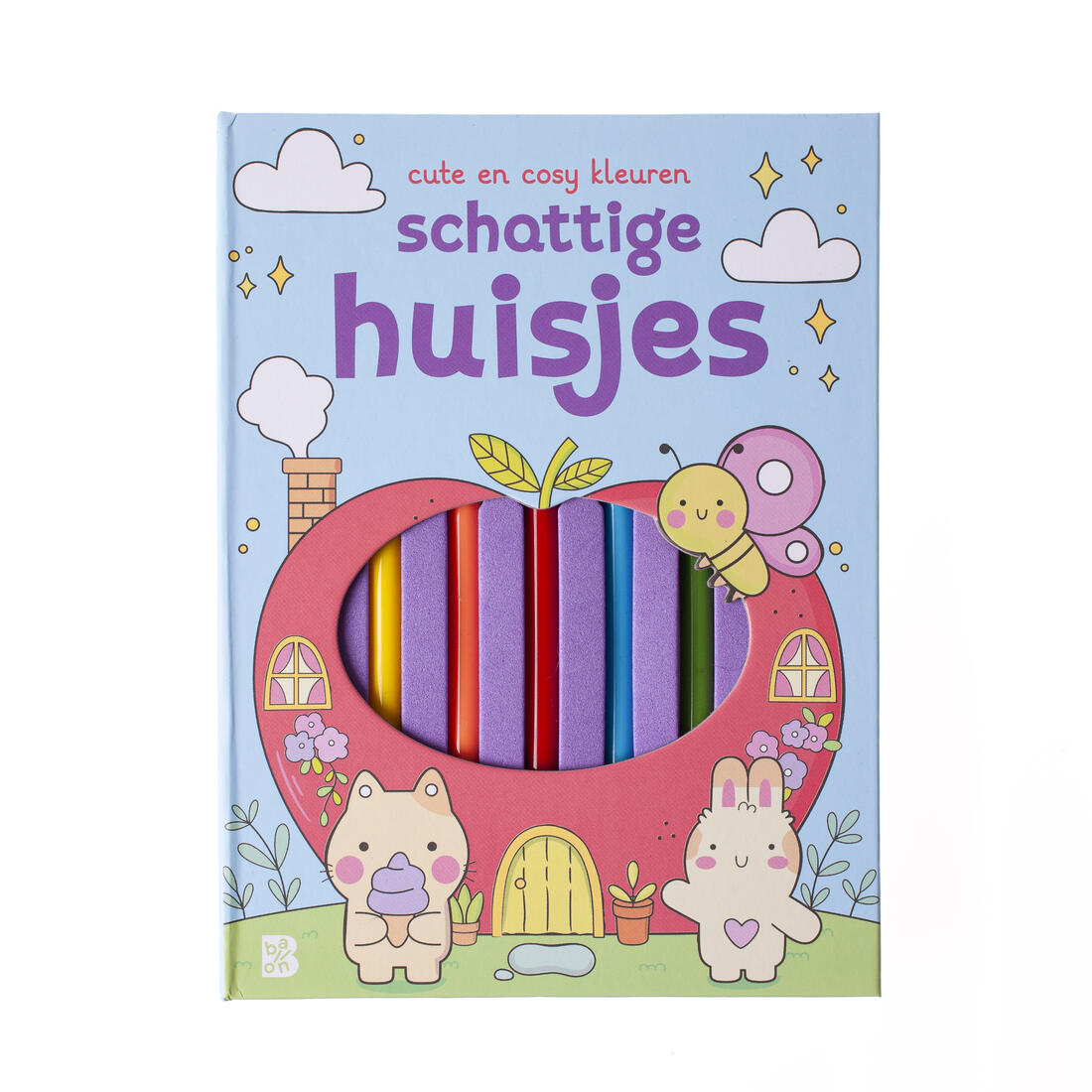 Cosy kleurboek schattige huisjes