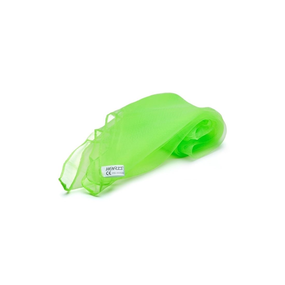 Jongleerdoekjes Henrys 3 stuks 65 x 65 cm neon groen Jongleerdoekjes Henrys 3 stuks 65 x 65 cm neon groen