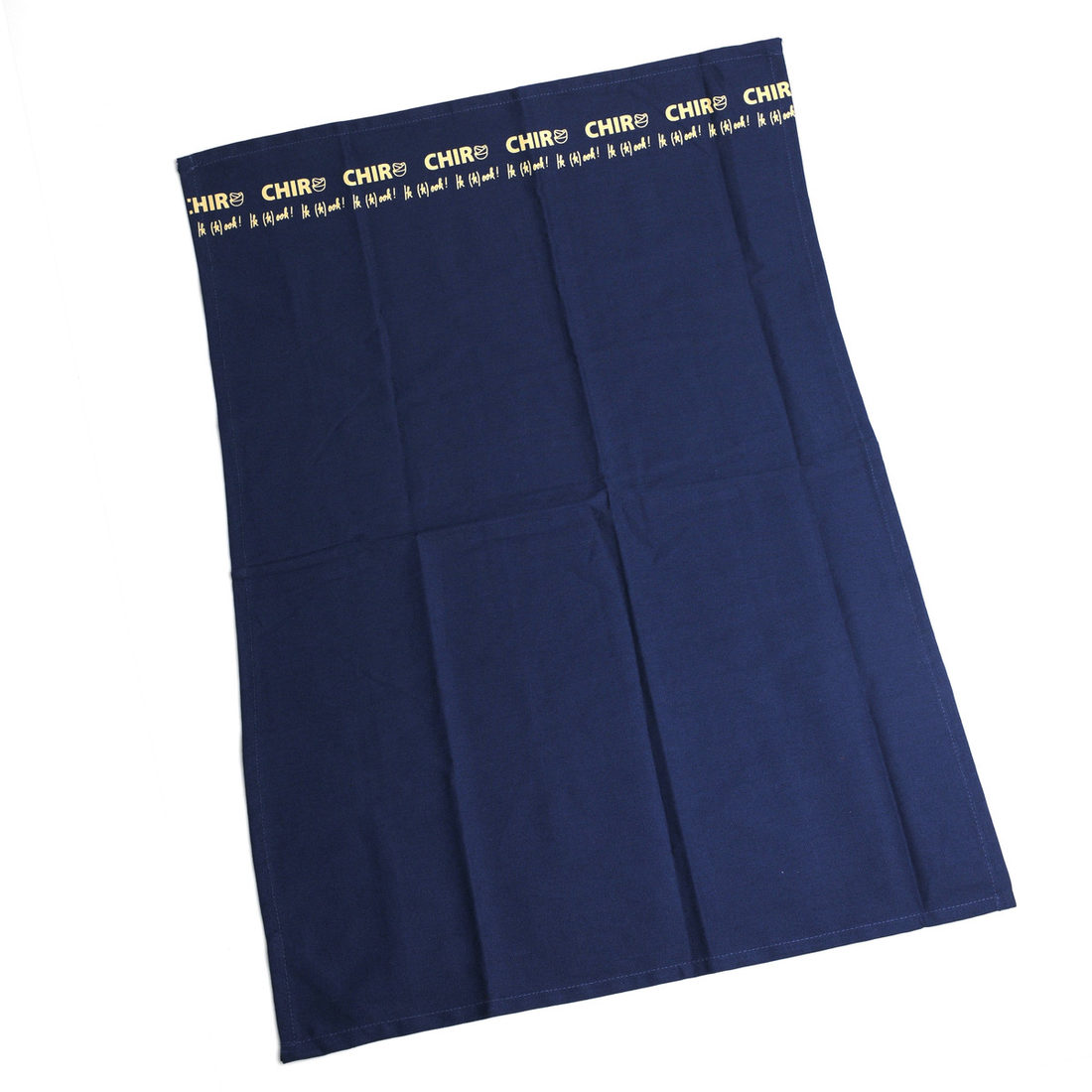 Keukenhanddoek Chiro Fairtrade blauw