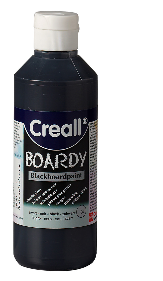 Creall krijtbordverf 250 ml zwart