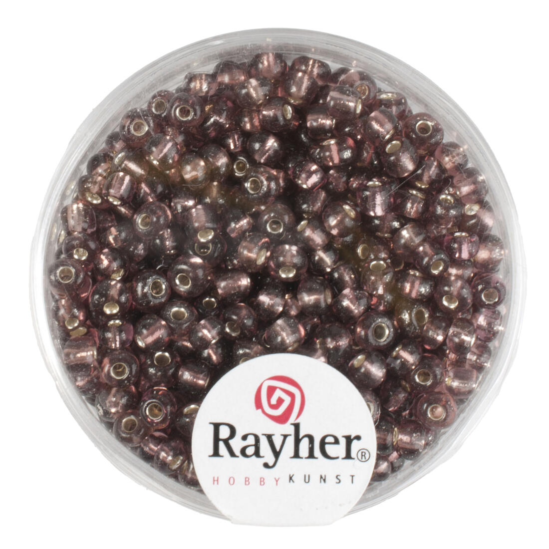 Glasparel 2,6 mm 17 g met zilverkern Glasparel 2,6 mm 17 g met zilverkern