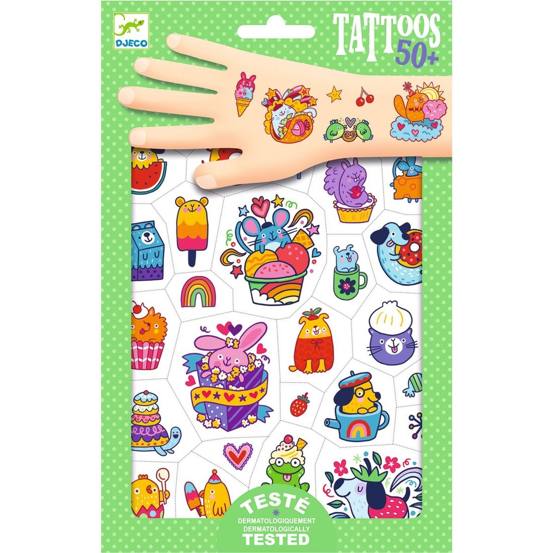Djeco tattoos Sweet Mimi +3 jaar Djeco tattoos Sweet Mimi +3 jaar