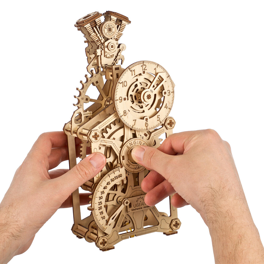 U-gears Engine Clock werkende klok U-gears Engine Clock werkende klok