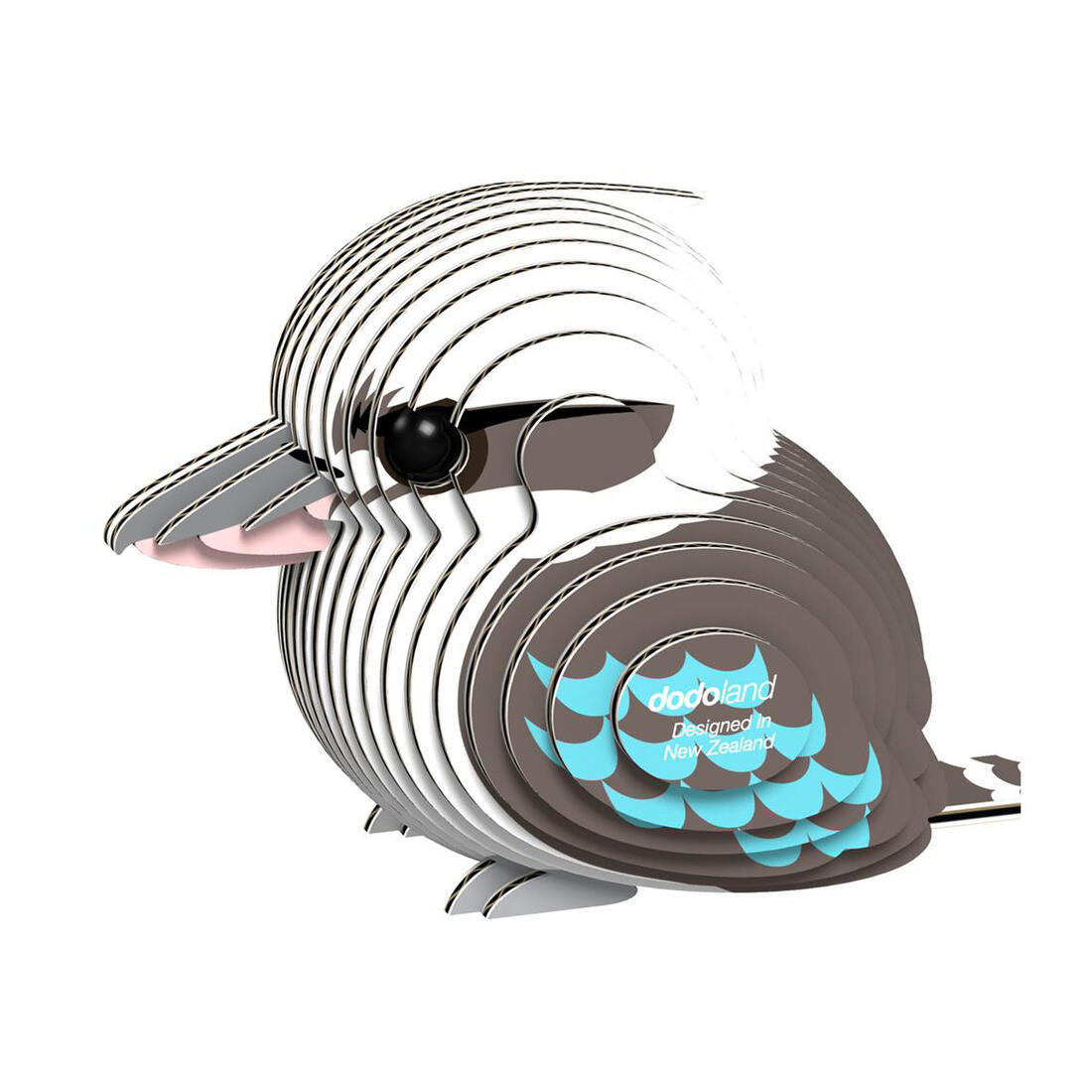 Eugy 3D karton vogel - kookaburra