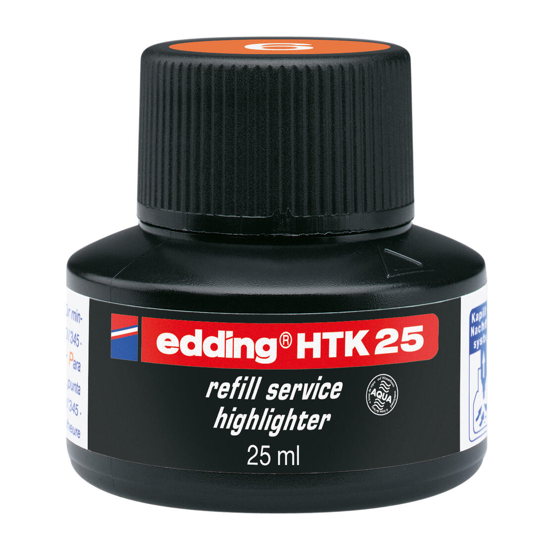 Edding highlighter navulinkt 25 ml fluo-oranje Edding highlighter navulinkt 25 ml fluo-oranje