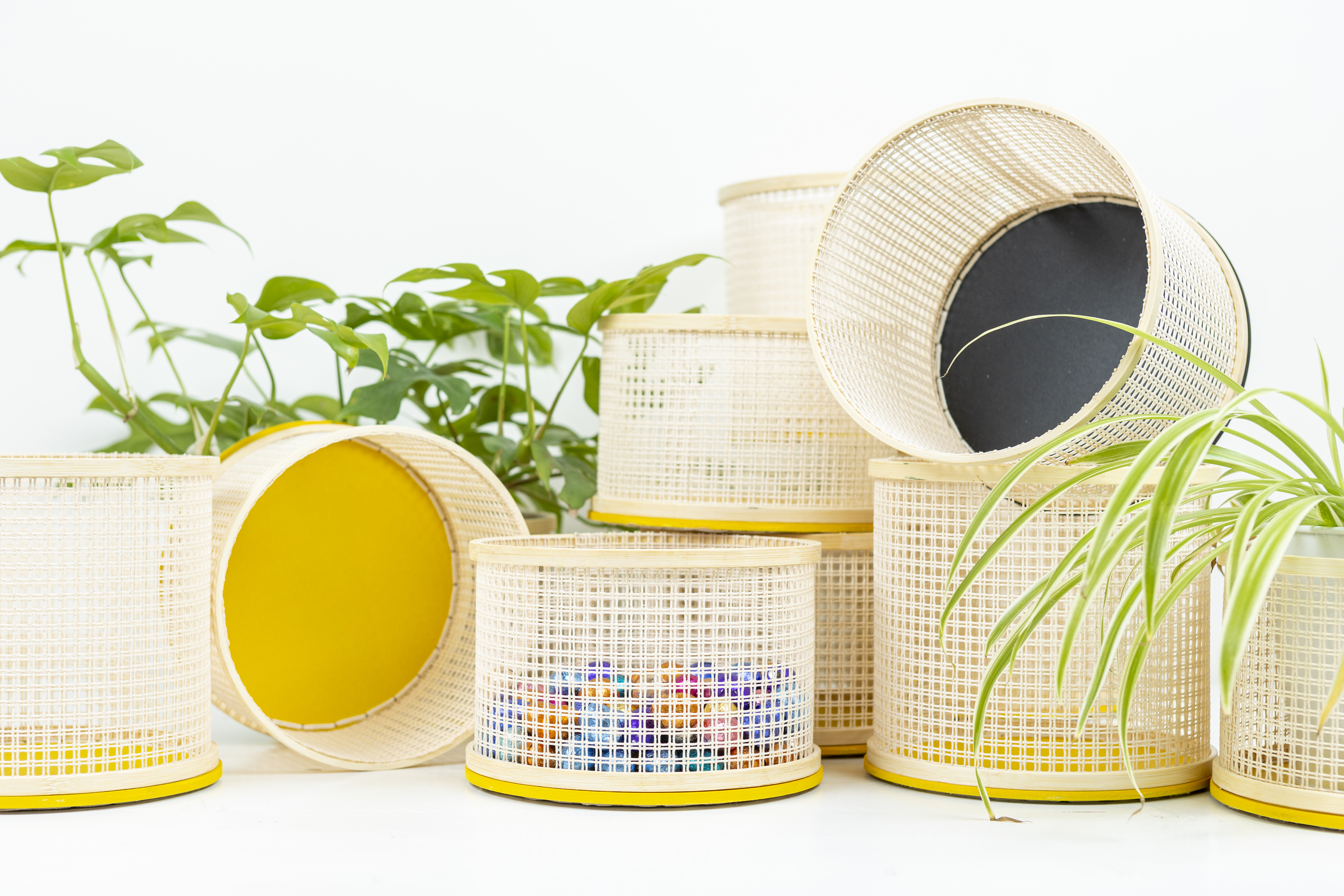 Knutselidee: DIY rieten mand