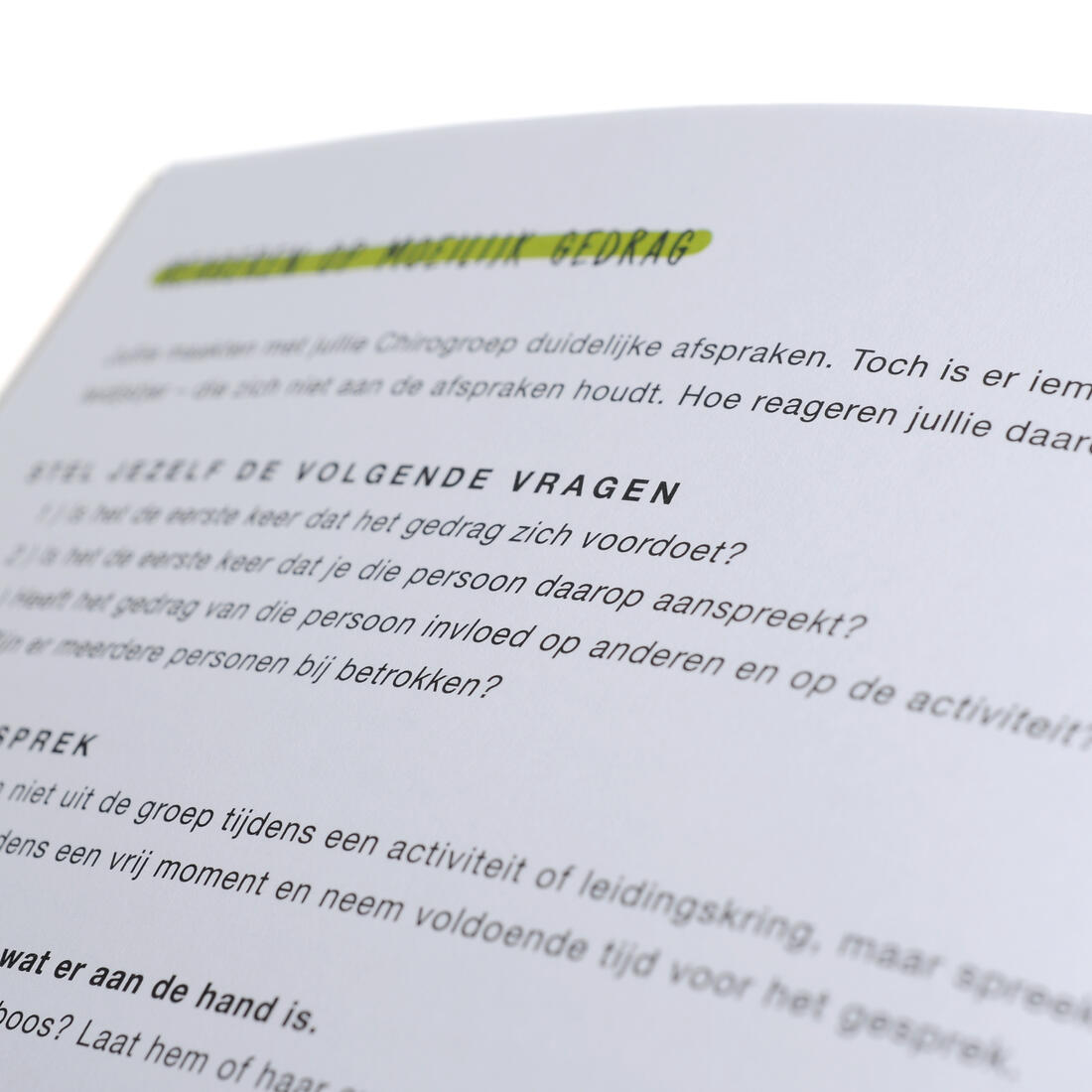 Brochure Alcohol en drugs in de Chiro Brochure Alcohol en drugs in de Chiro