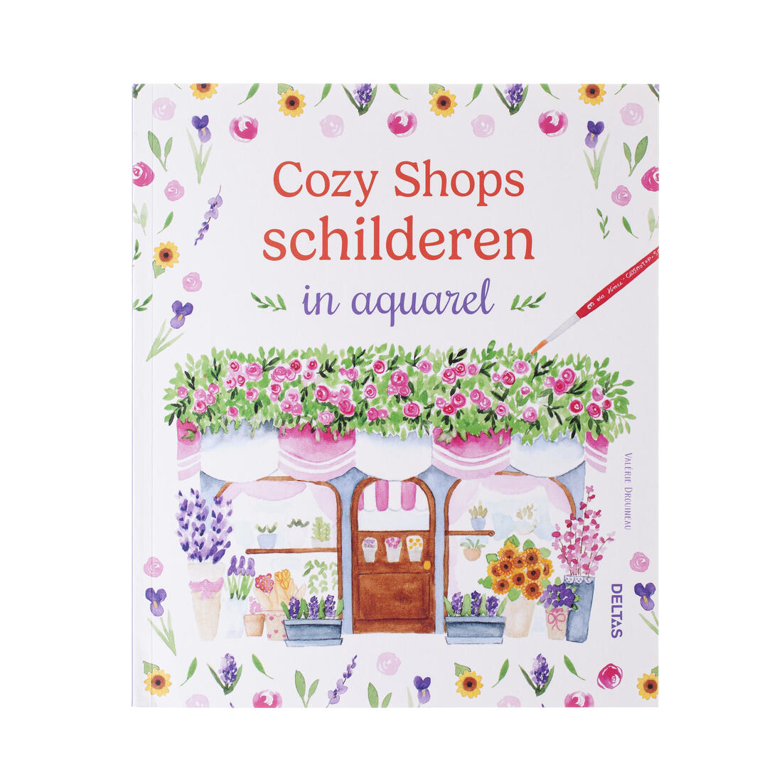 Cozy shops Schilderen in aquarel