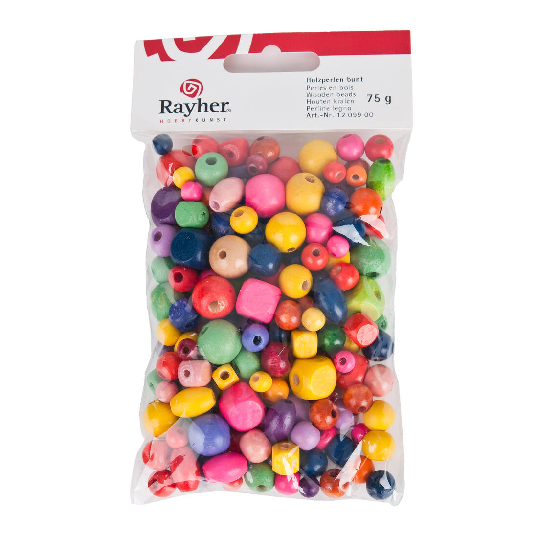 Parels hout 75 g assortiment