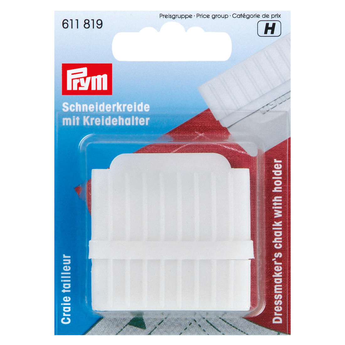 Kleermakerskrijt met houder en mesje Kleermakerskrijt met houder en mesje