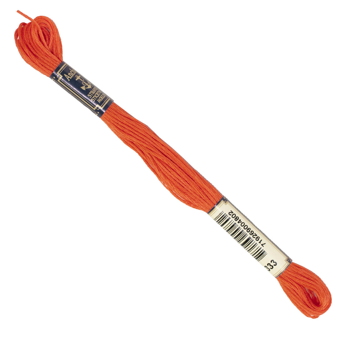 nr 0333 splitkatoen borduurgaren donker oranje