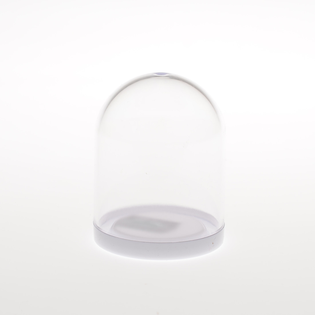 Plastic stolpje 6,5 cm wit