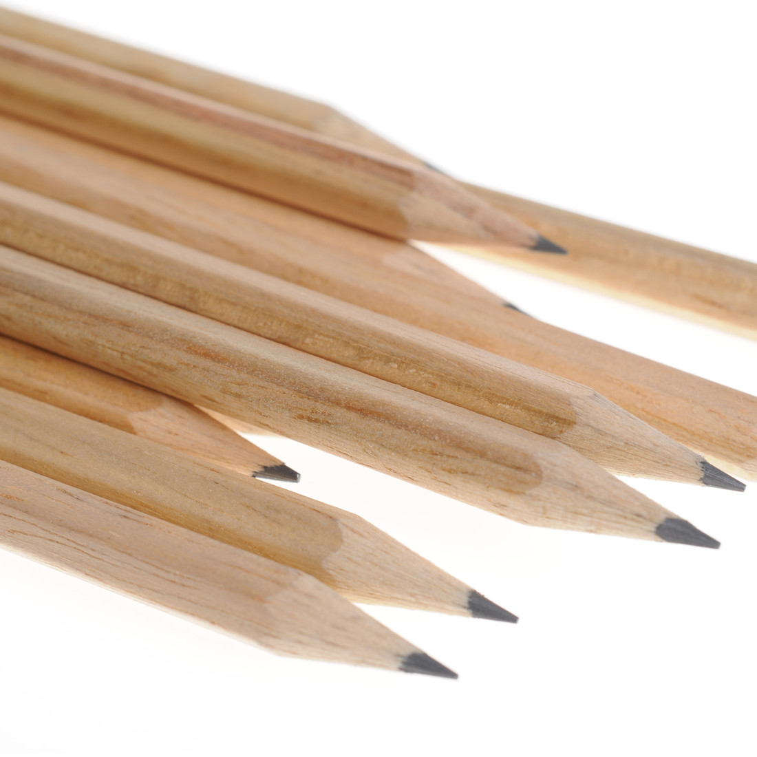 Grafietpotlood blanco hout 12 stuks