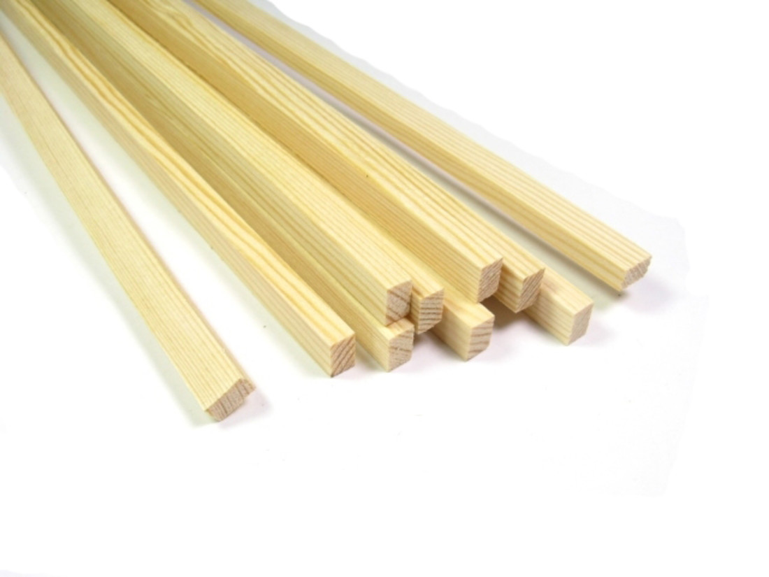 Dennenhouten ligger 1000 x 5 x 10 mm Dennenhouten ligger 1000 x 5 x 10 mm