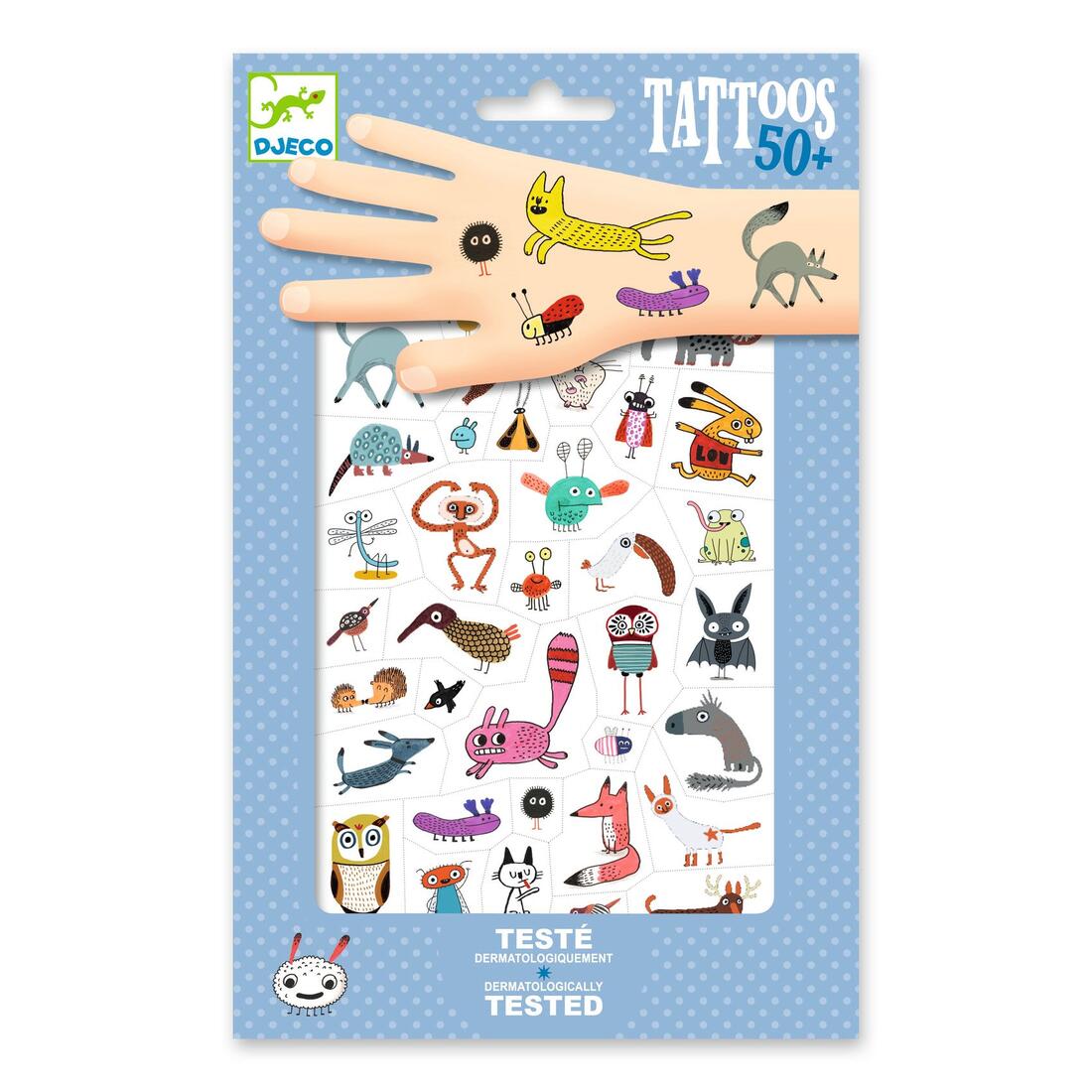 Djeco tattoos kleine beestjes 3+