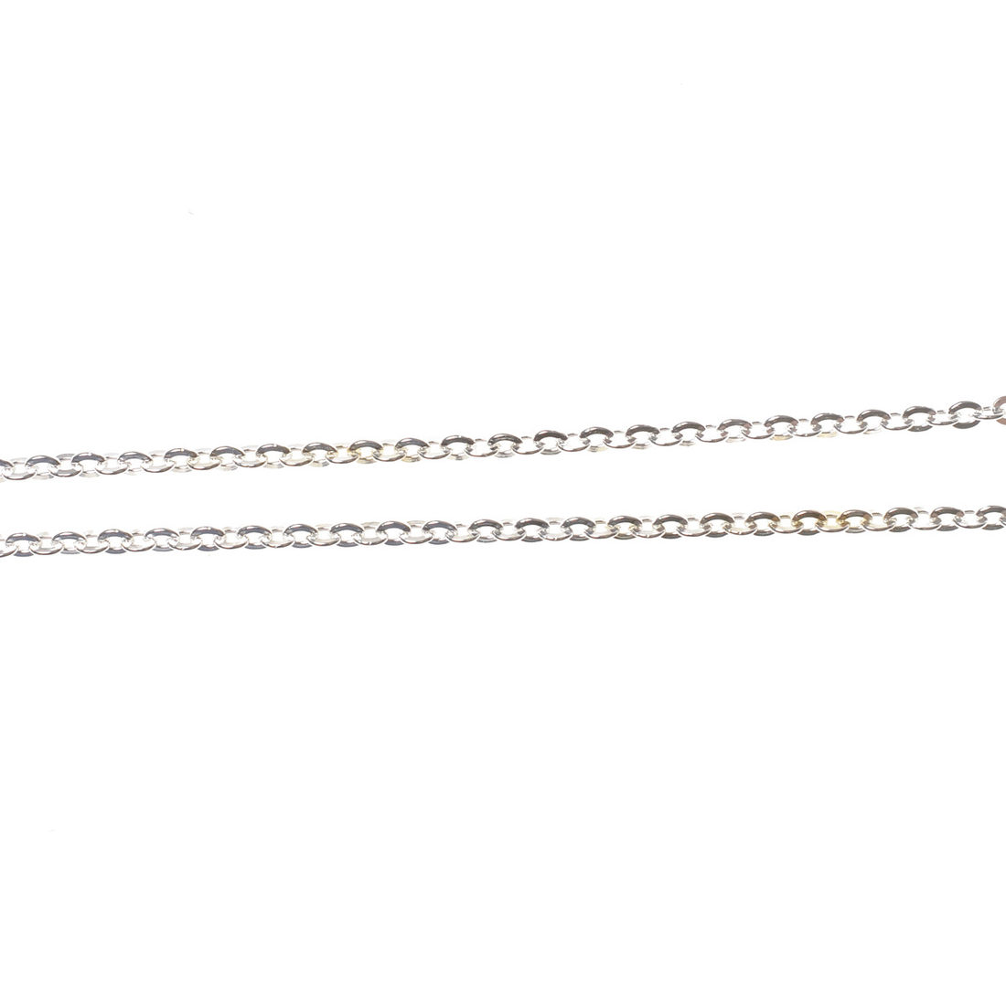 Ketting 4 mm 60 cm verzilverd Ketting 4 mm 60 cm verzilverd