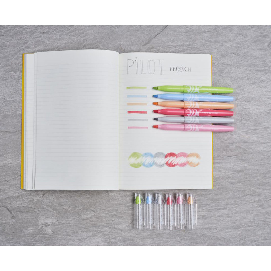 Pilot Frixion light 6 stuks natural Pilot Frixion light 6 stuks natural