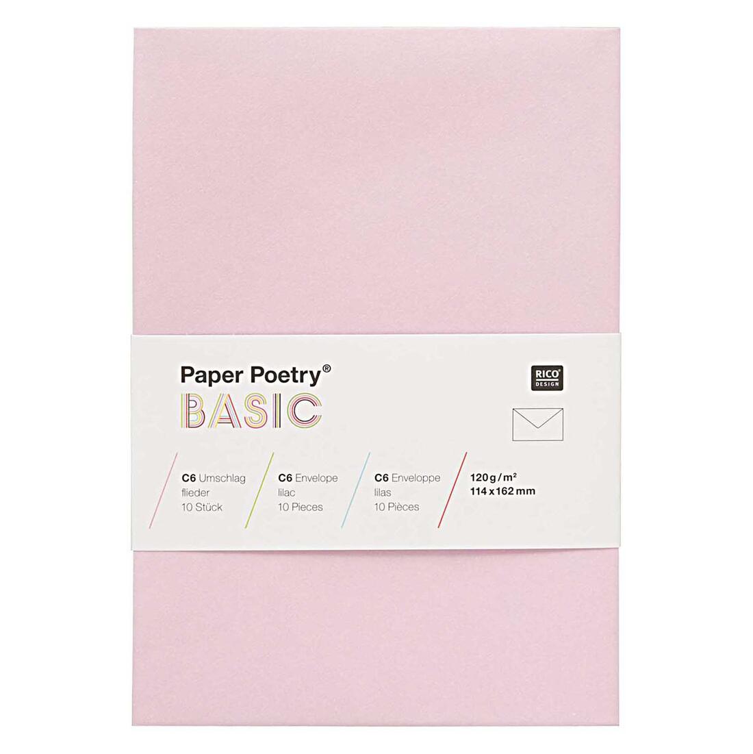 Enveloppe C6 162 x 114 mm 10 stuks 