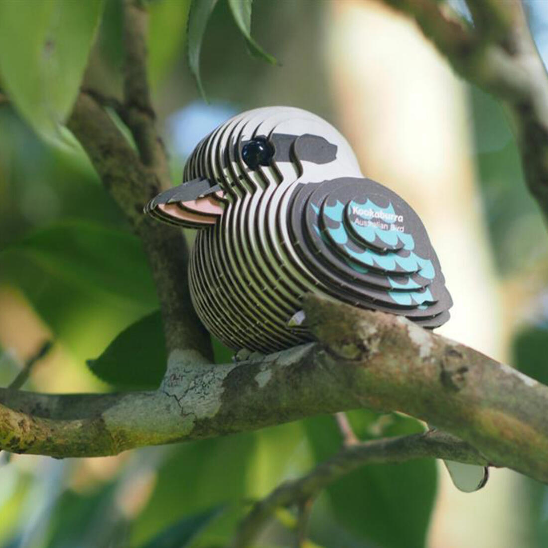Eugy 3D karton vogel - kookaburra