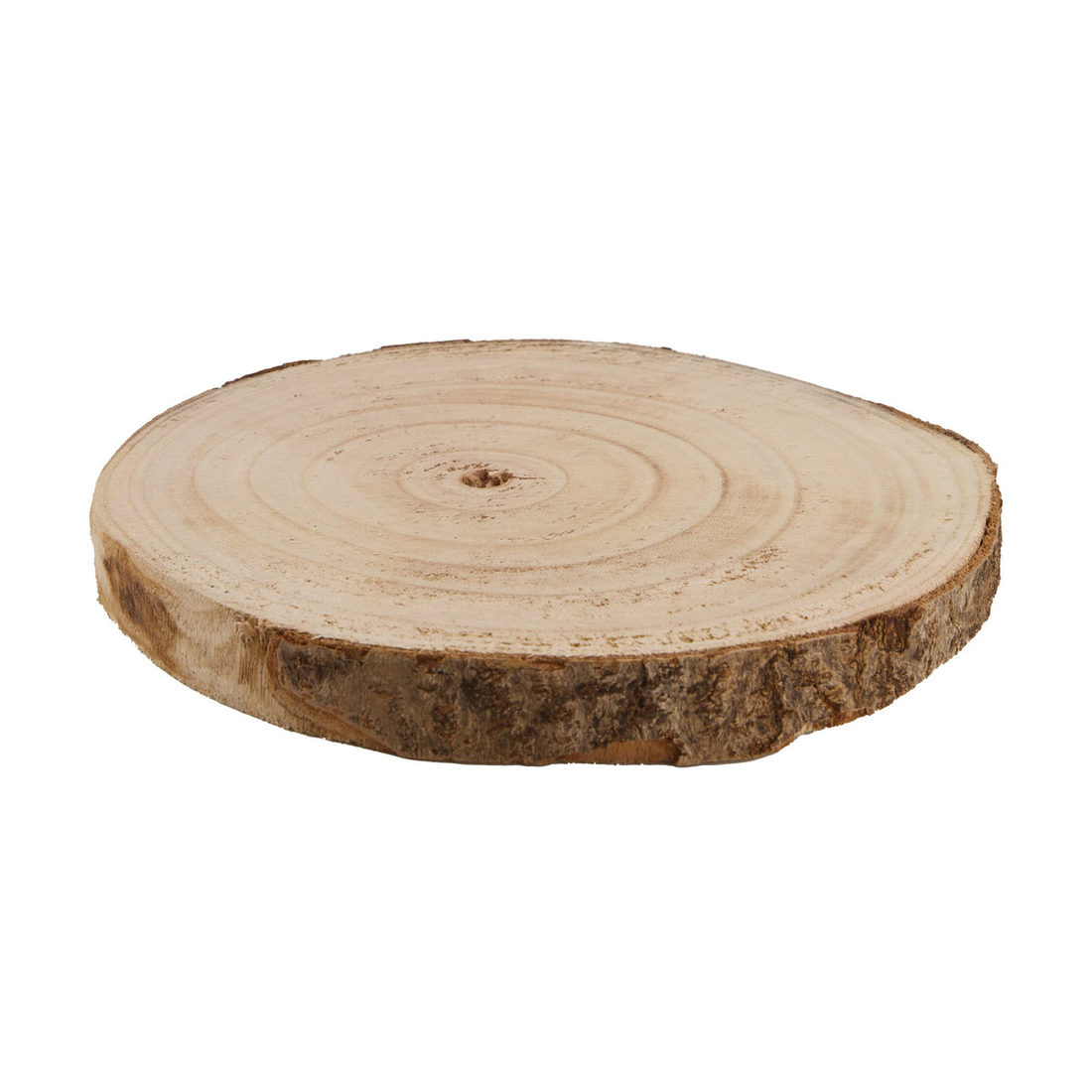 Houten boomschijf 25 x 25 x 3 cm 
