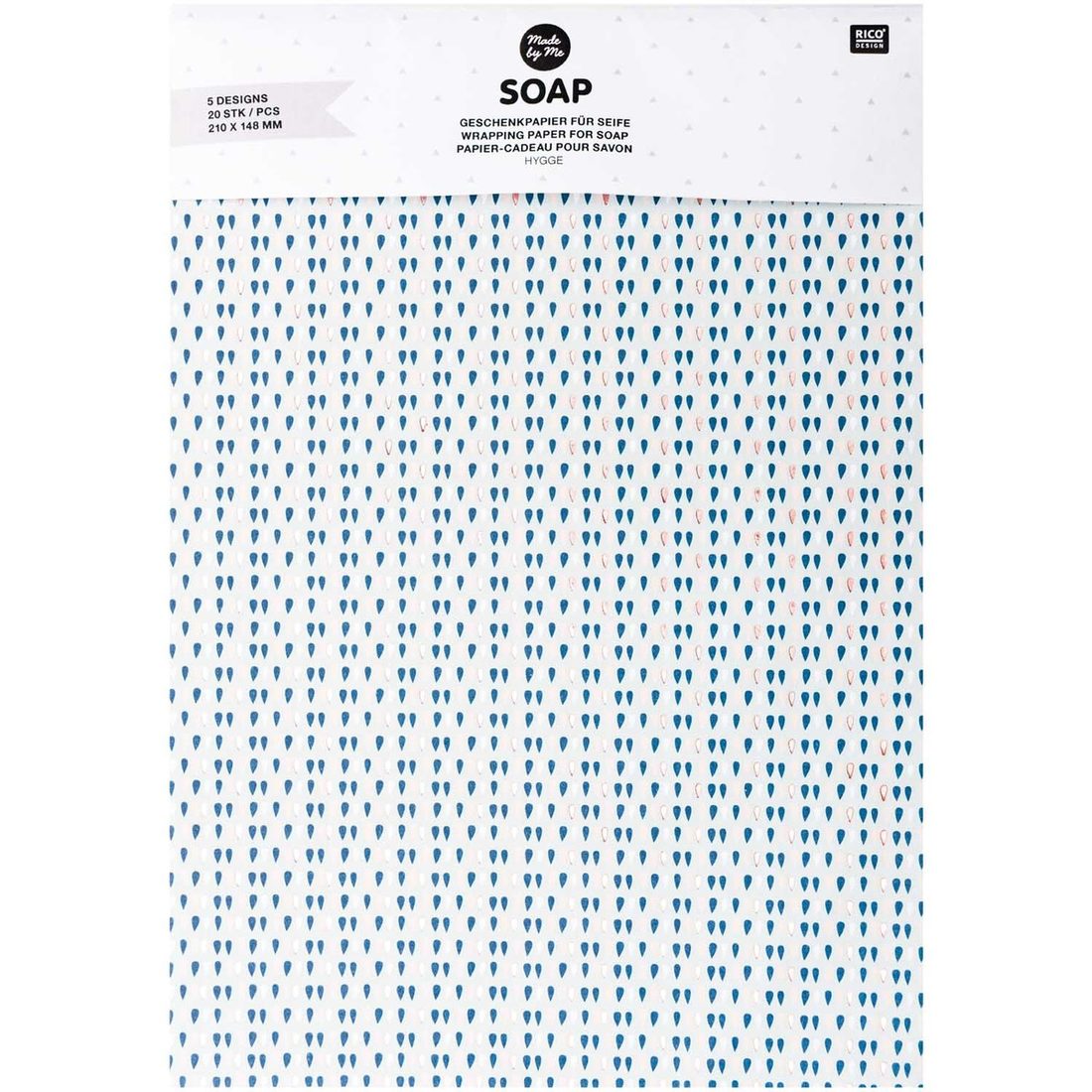 Geschenkpapier zeep Hygge