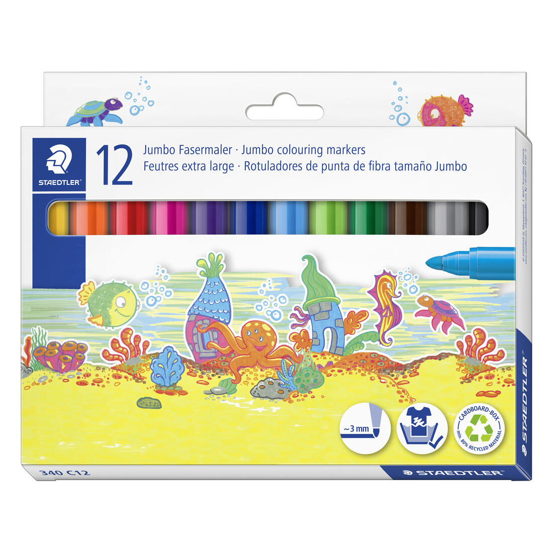 Staedtler Noris viltstiften 12 stuks