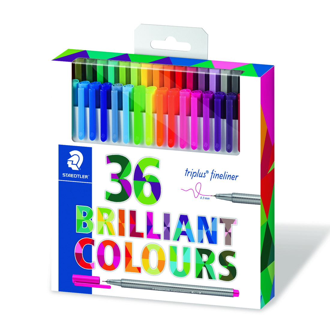 Staedtler Triplus fineliners 36 stuks Staedtler Triplus fineliners 36 stuks