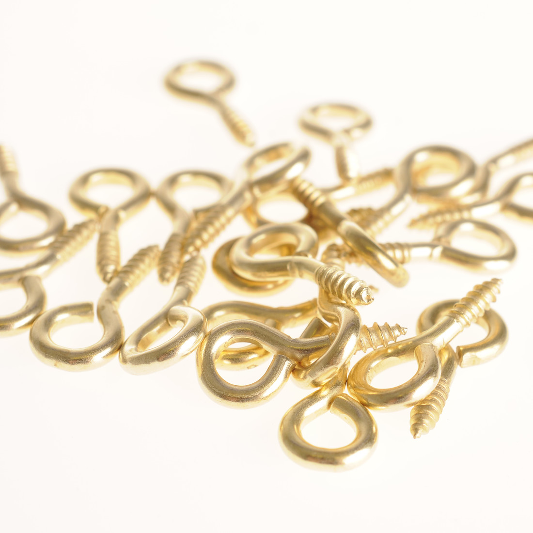 Ringschroeven 12 x 5 mm 24 stuks messing Ringschroeven 12 x 5 mm 24 stuks messing