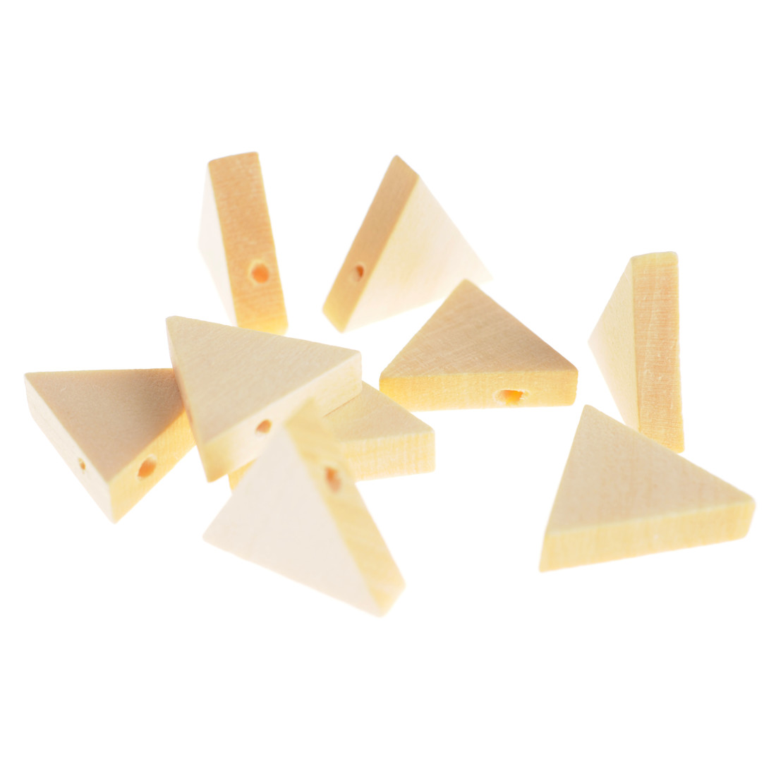 Houten kralen driehoek 19 x 4,7 mm 20 stuks Houten kralen driehoek 19 x 4,7 mm 20 stuks