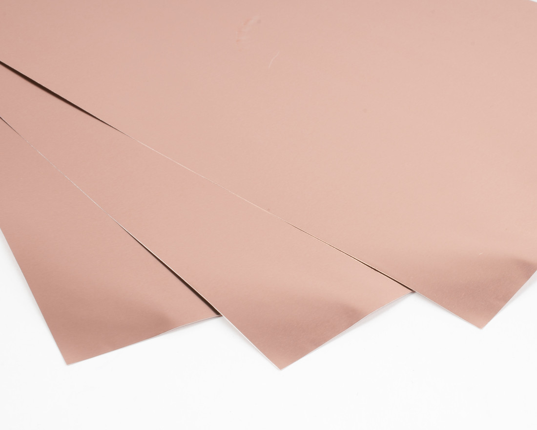 Aluminium reliëffolie koper 20 x 30 cm 3 stuks