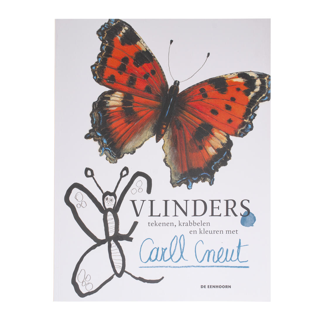 Vlinders tekenen, krabbelen en kleuren