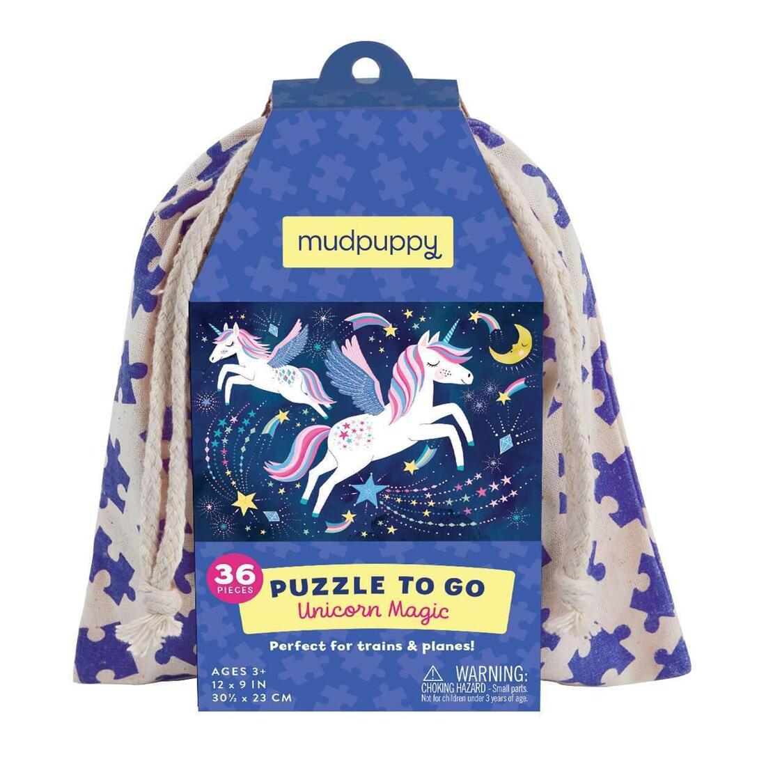 Puzzel-on-the-go Magische eenhoorns 36 stuks 3+