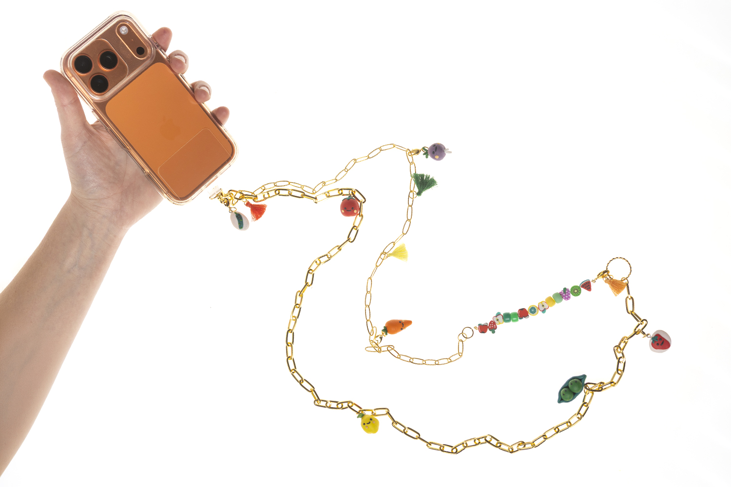 Fruitige telefoonketting 