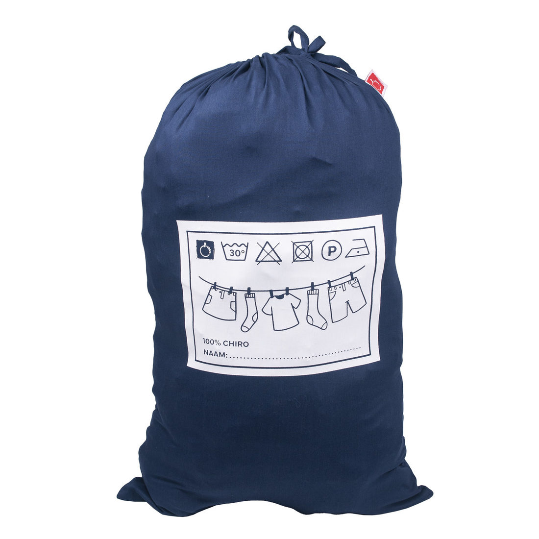 Linnenzak blauw 100% Chiro 80 x 50 cm Linnenzak blauw 100% Chiro 80 x 50 cm