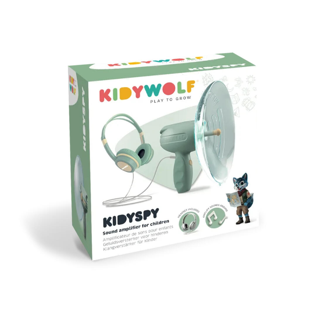 Kidyspy - geluidsversterker groen