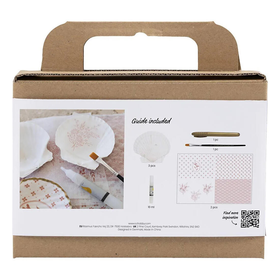 Hobbyset mini decoupage mosselschelpen Hobbyset mini decoupage mosselschelpen