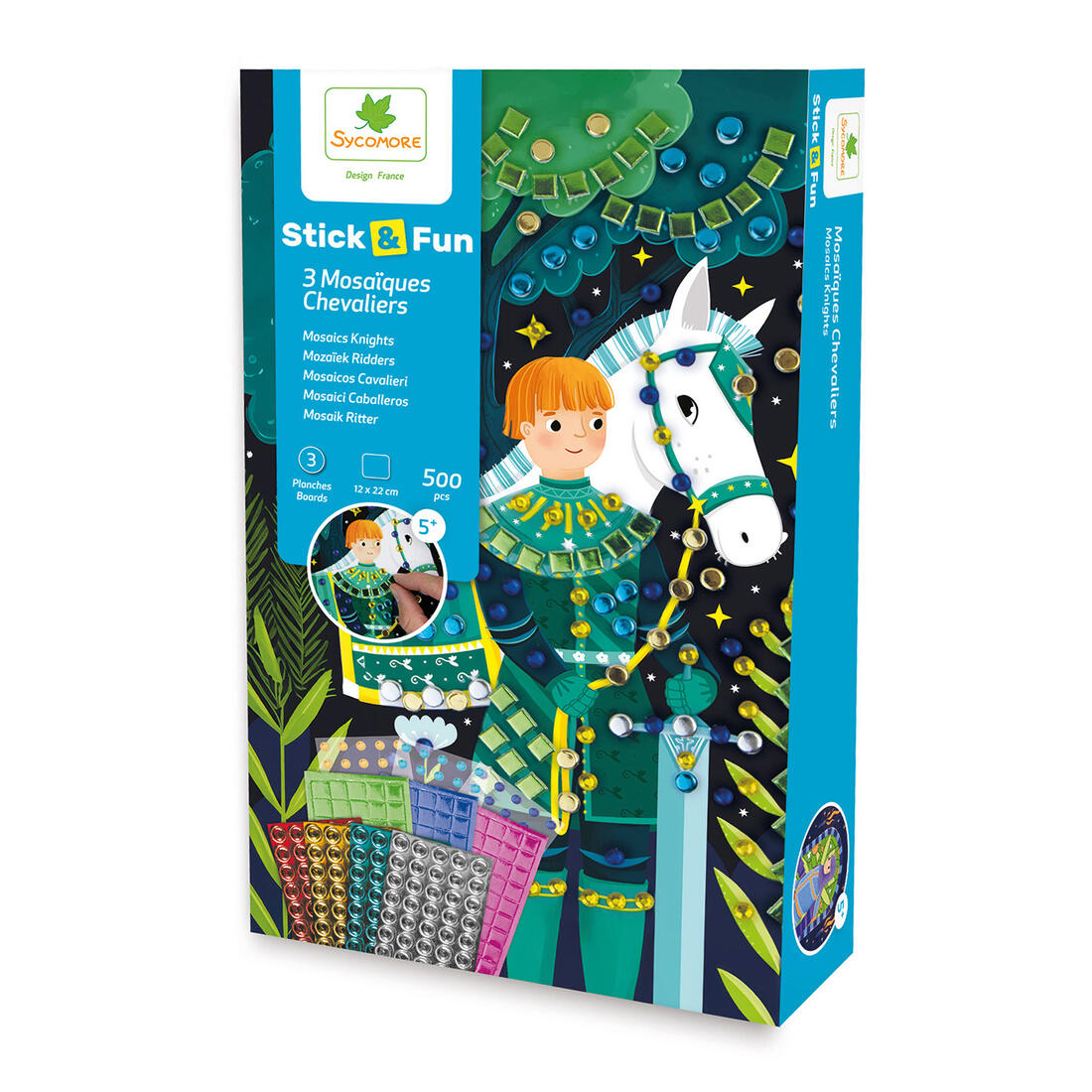 Stick and fun - 3 mozaïek ridders 5+