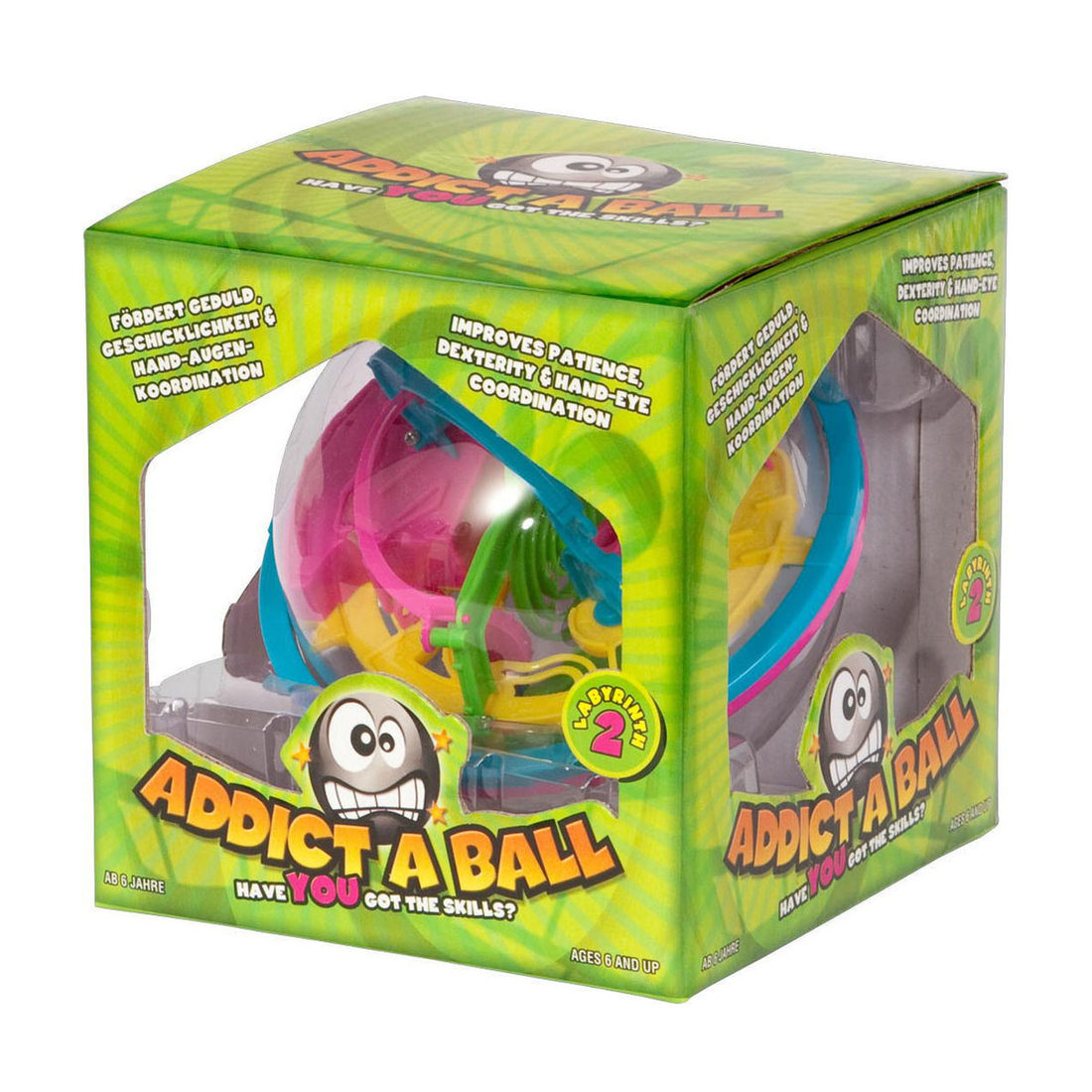 Addict-a-ball puzzelbal 14 cm Addict-a-ball puzzelbal 14 cm