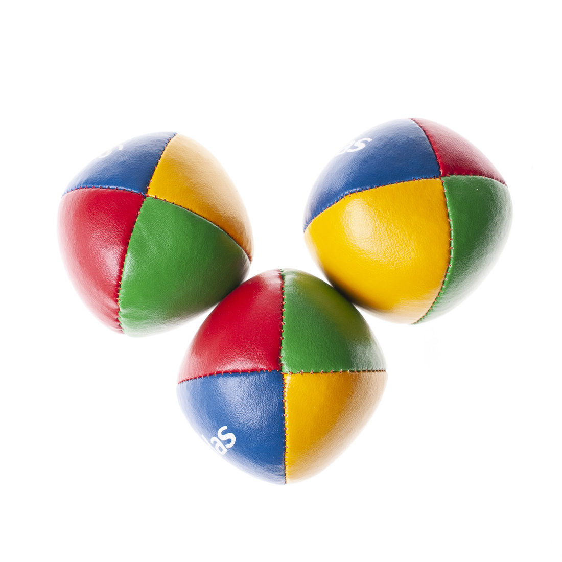 Set van 3 jongleerballen 7 cm 95 gr ECO Set van 3 jongleerballen 7 cm 95 gr ECO