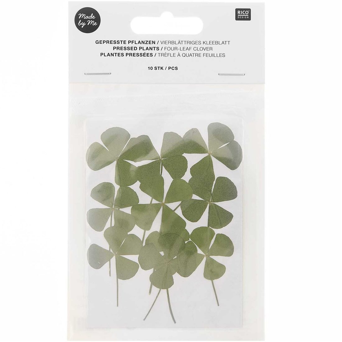 Geperste planten klavertjes Geperste planten klavertjes