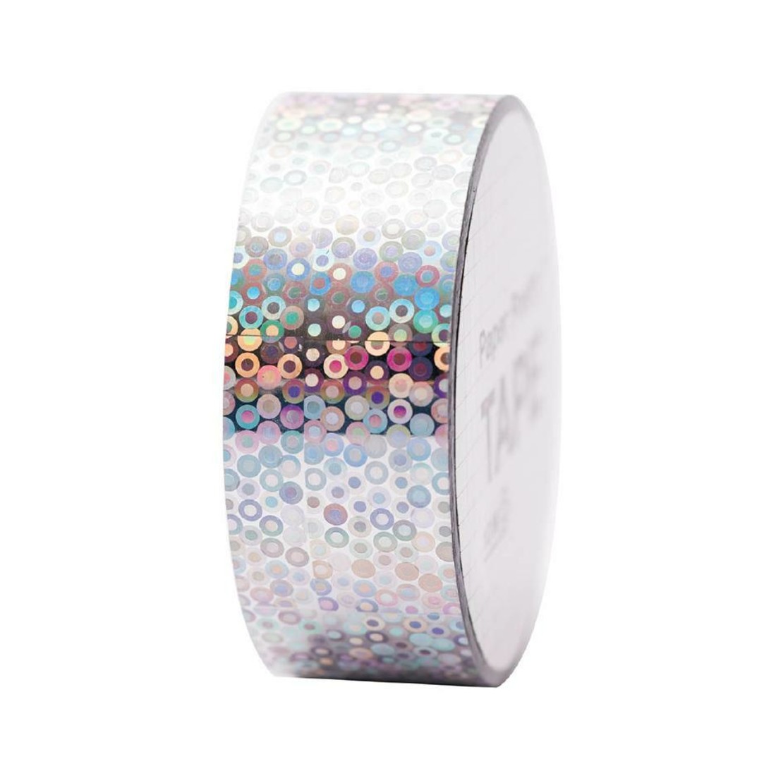 Tape 19 mm x 10 m holografische rondjes Tape 19 mm x 10 m holografische rondjes