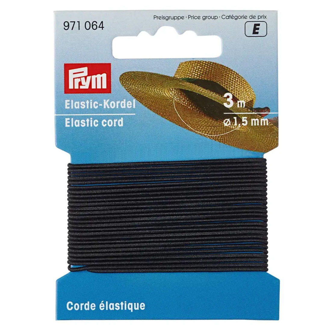 Elastische koord 1,5 mm 3 m