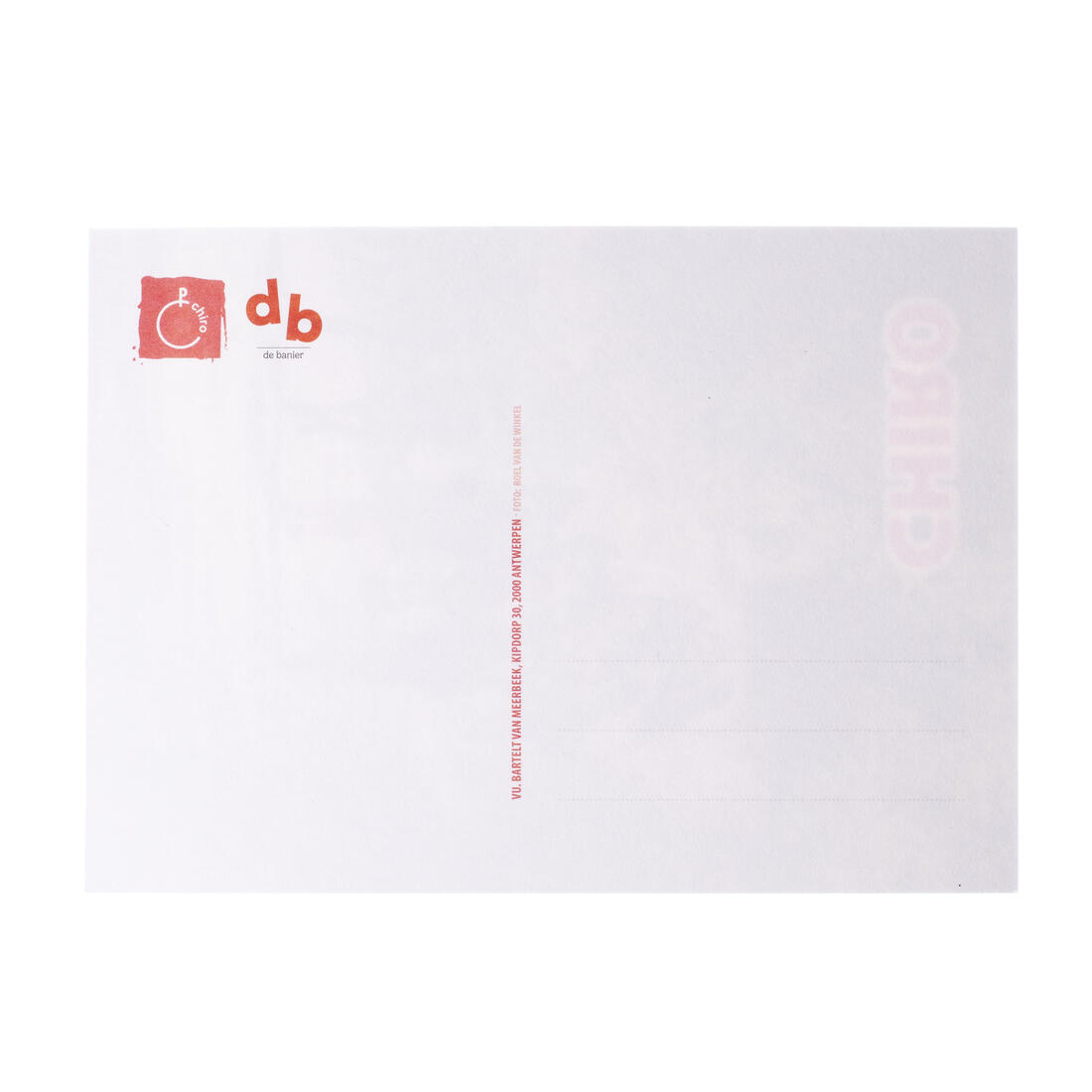 Bivakpostkaart 25 tocht door bos 20 stuks Bivakpostkaart 25 tocht door bos 20 stuks