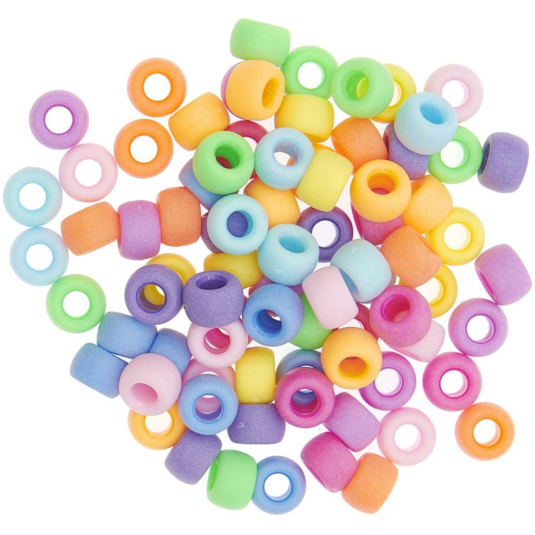 Ponii Beads Kralen 9 x 6 mm 80 stuks mix Ponii Beads Kralen 9 x 6 mm 80 stuks mix