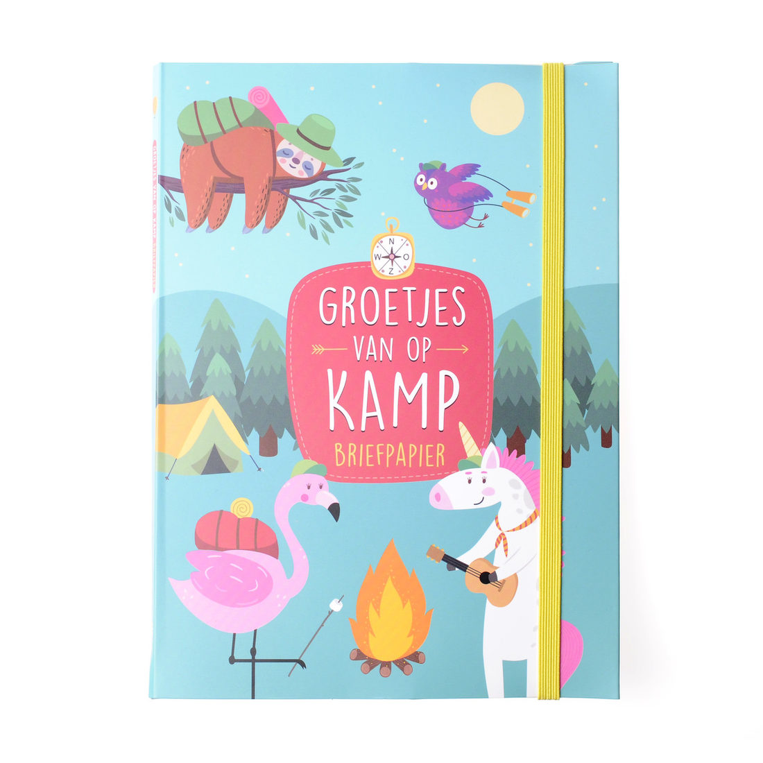 Briefpapier Groetjes van op kamp - Trendy dieren