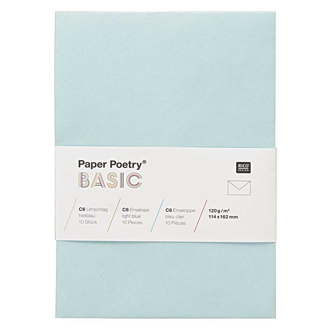 Enveloppe C6 162 x 114 mm 10 stuks 